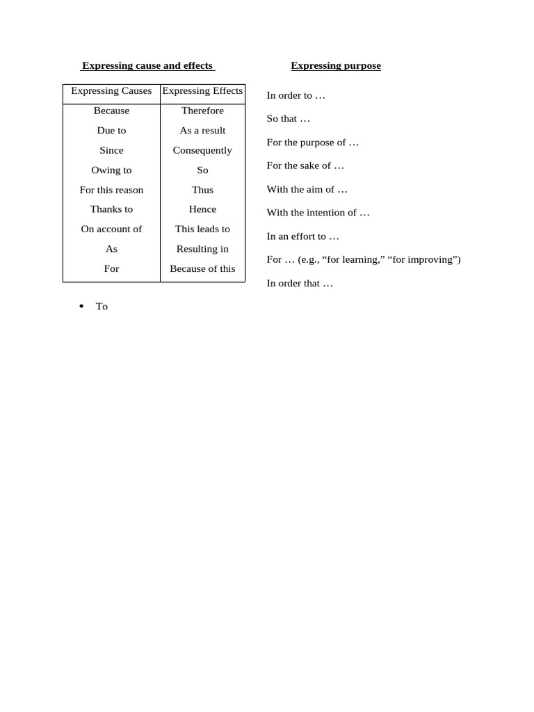 Cause and Effect | PDF