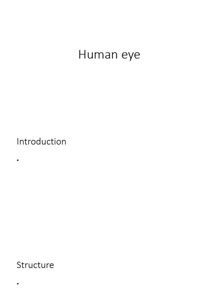 human eye | PDF