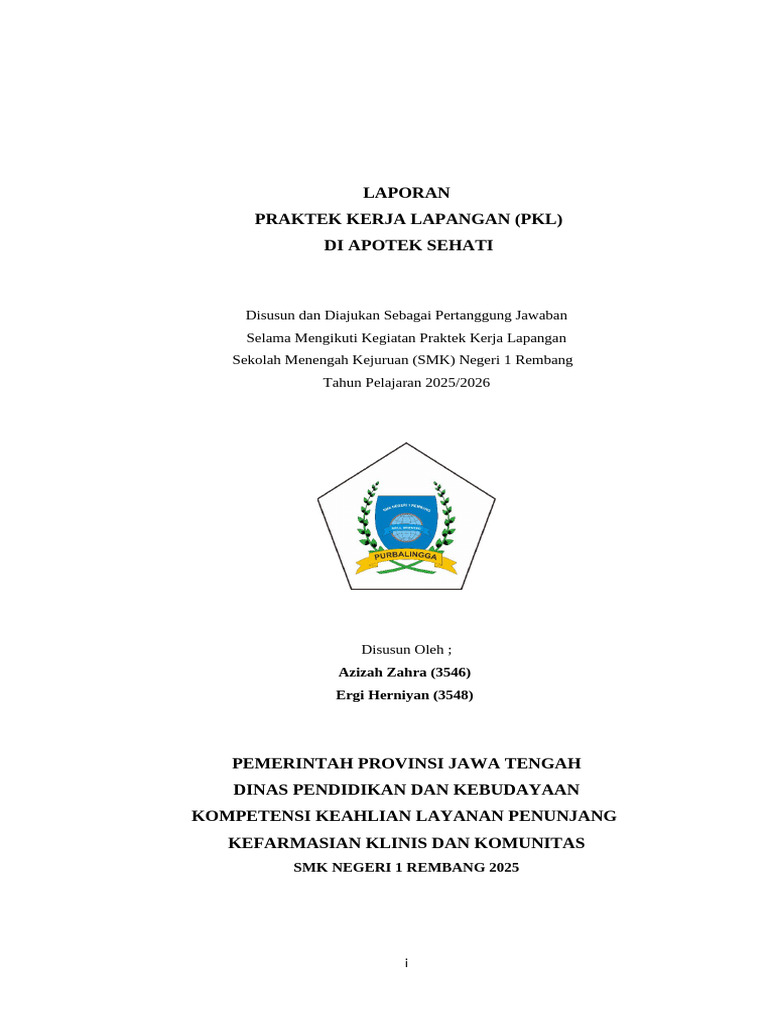 Laporan Pkl Ergi Zahra | PDF