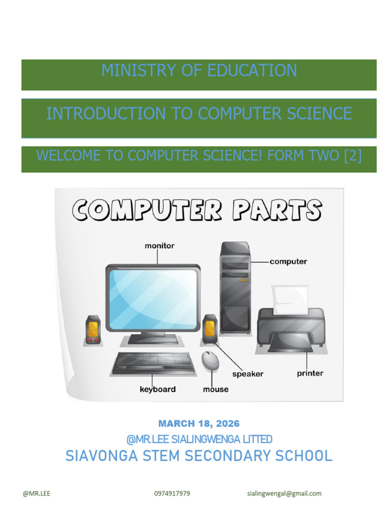 @MRLEE-COMPUTER SCIENCE FORM 2pdf | PDF | Computer Network | Wireless