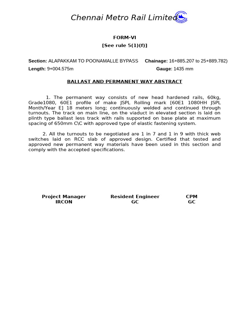 FORM-VI | PDF