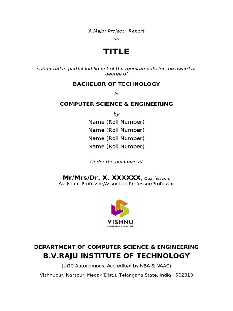 1. Cover Page and First Page (1) | PDF