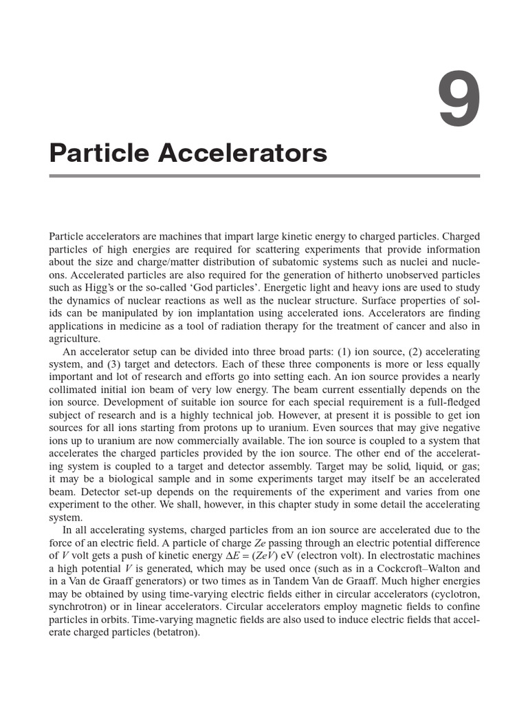 Particle Accelerators | PDF