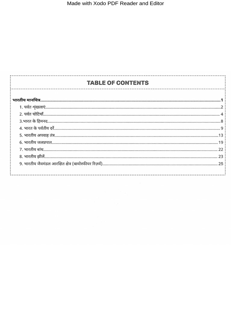 Indian Mapping - Upsc- Uppcs Prelims 2026 | PDF