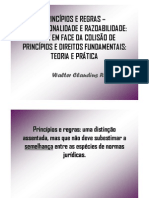 Princípios jurídicos e proporcionalidade