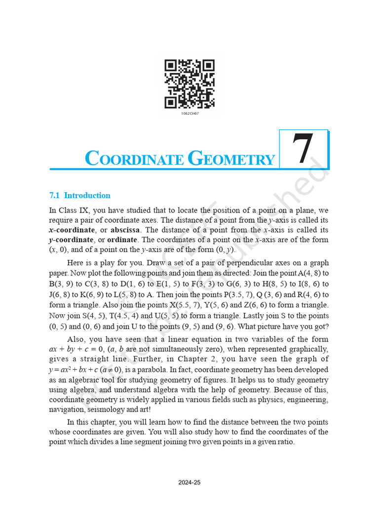 07 Coordinate Geometry | PDF