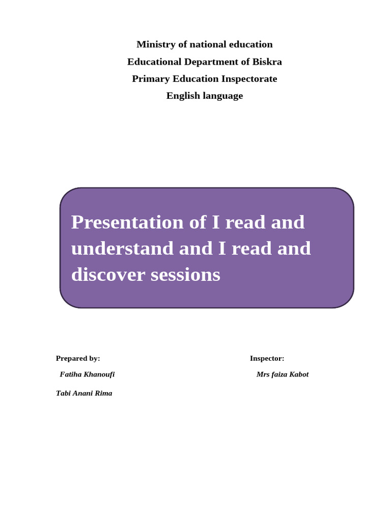Speaking Presentation | PDF