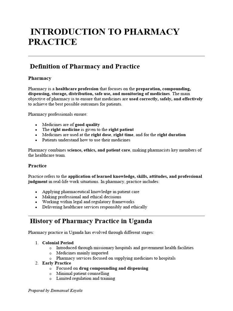 Pharmacy Practice PHA2.2 | PDF | Pharmacy | Medical Prescription