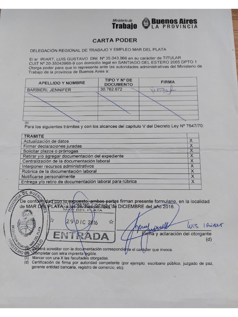 Carta Poder | PDF