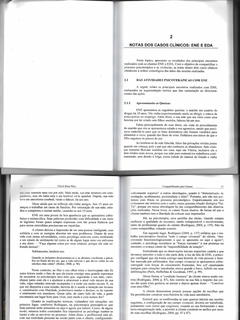 Caso Clínico ENE Gestalt Terapia (1) | PDF