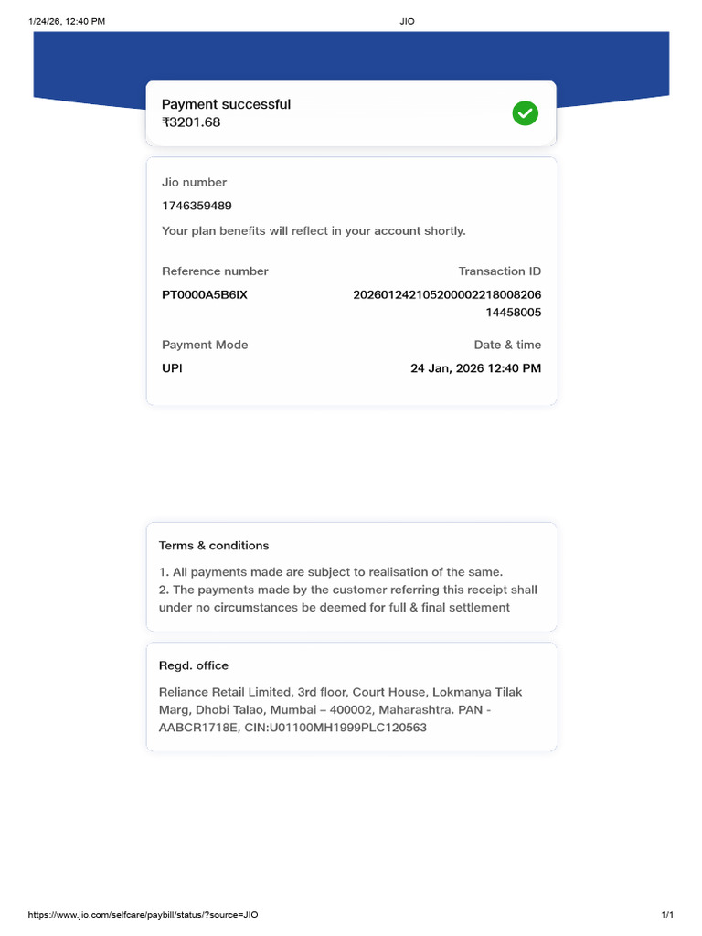 JIO 1 | PDF