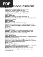 Vocabulary Definitions in The Outsiders | PDF | Morphology | Onomastics