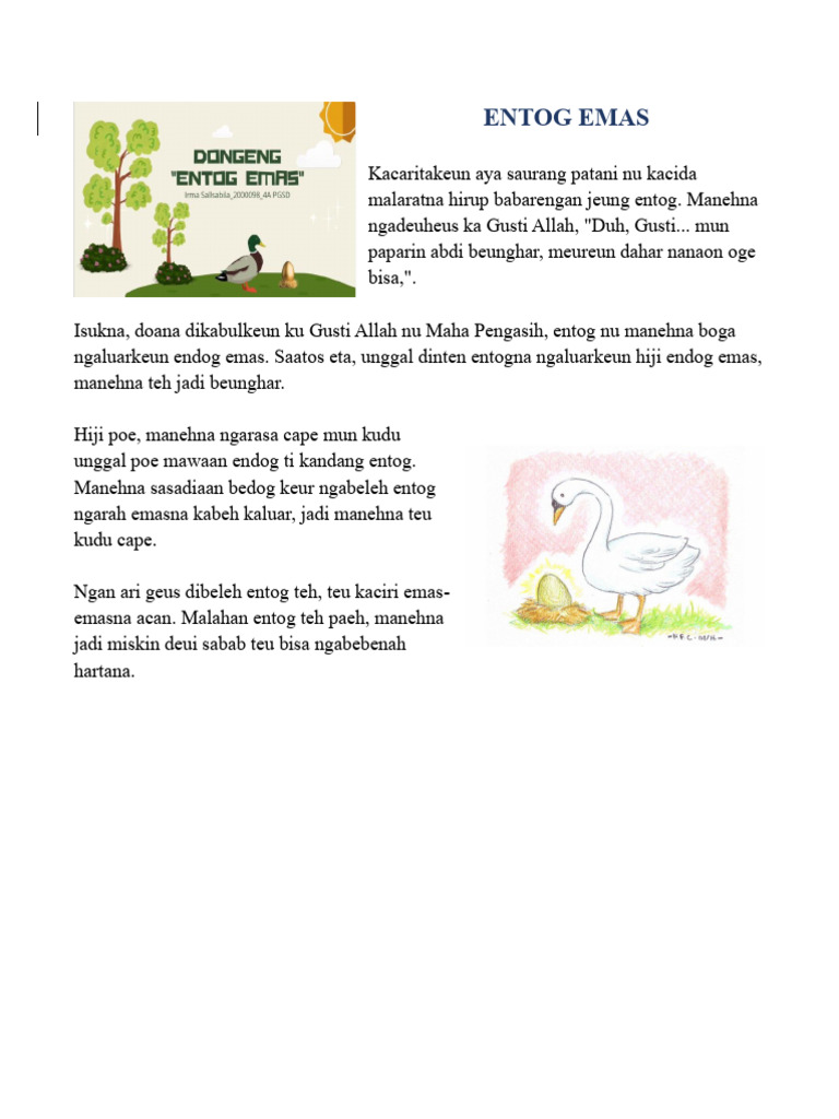 Entog Emas | PDF