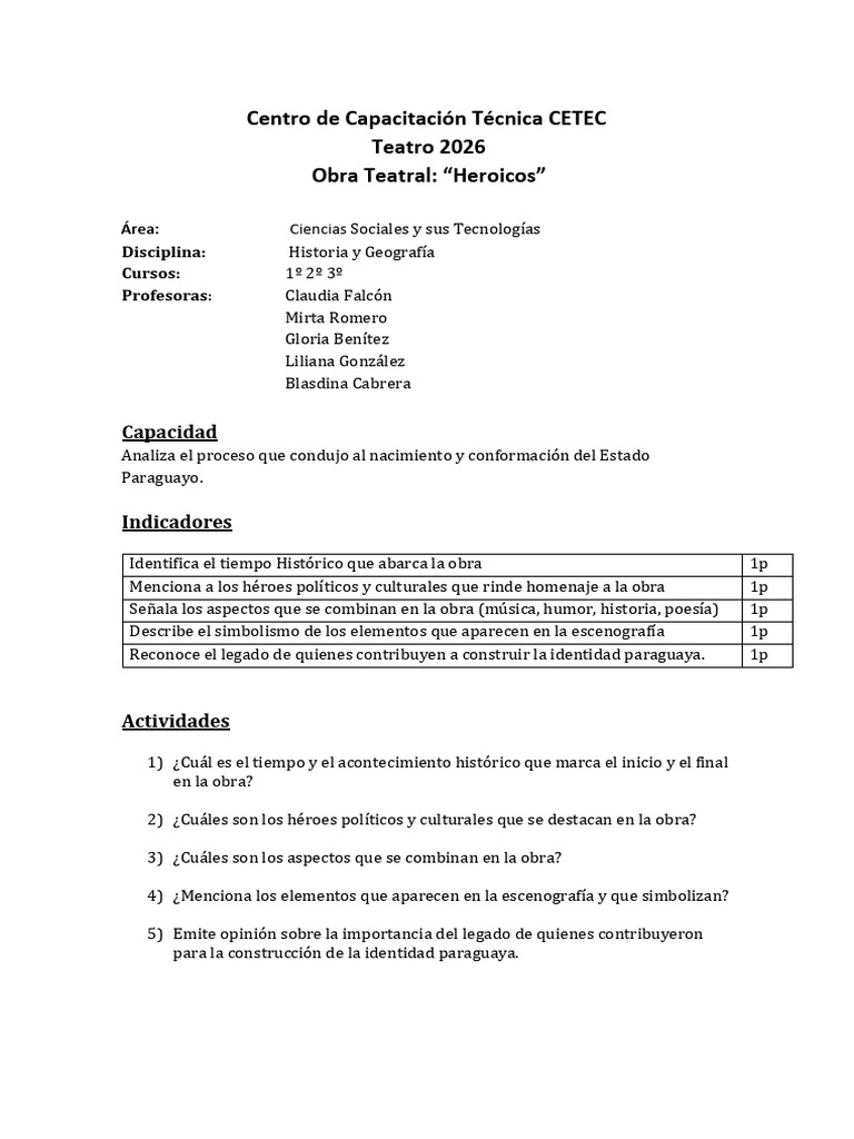 Centro de Capacitación Técnica CETEC | PDF