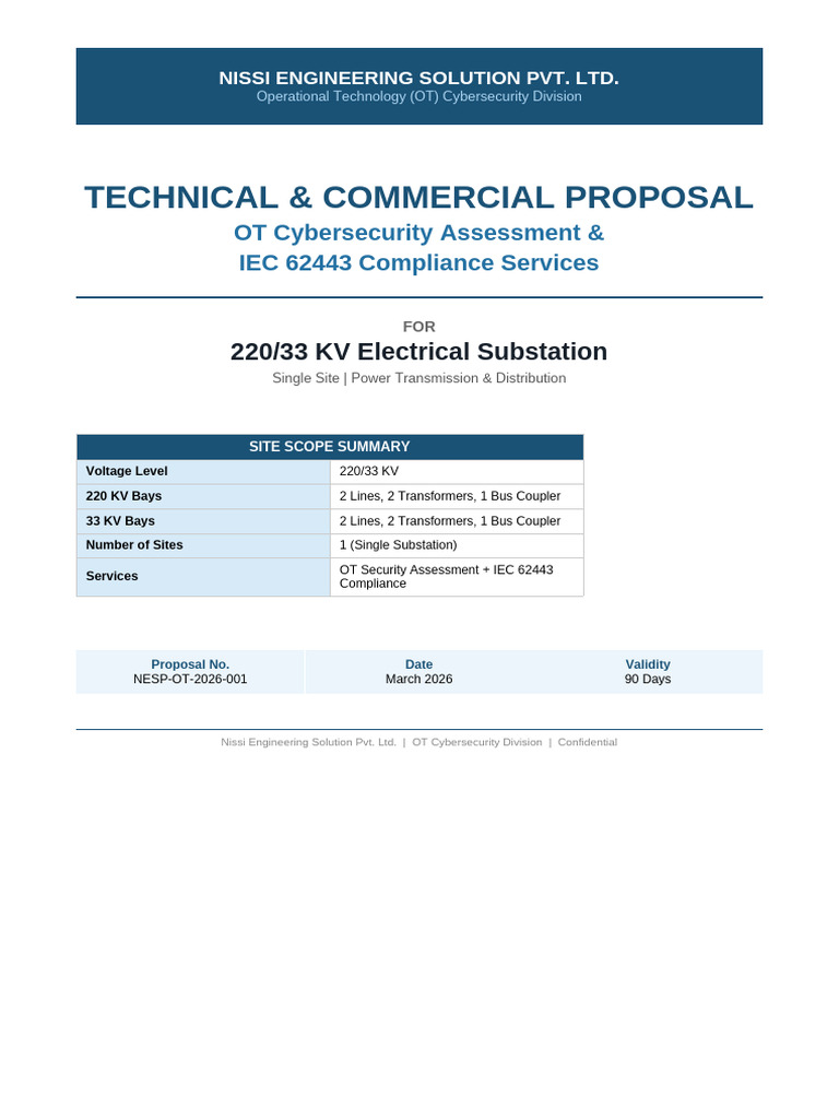 OT Cybersecurity Proposal NESP | PDF | Scada | Computer Security