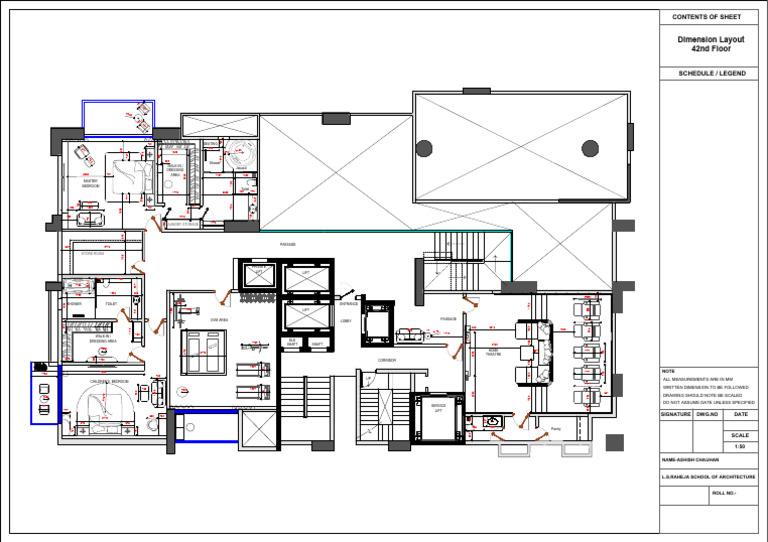 ATS Dimension Layout 42 FLOOR | PDF