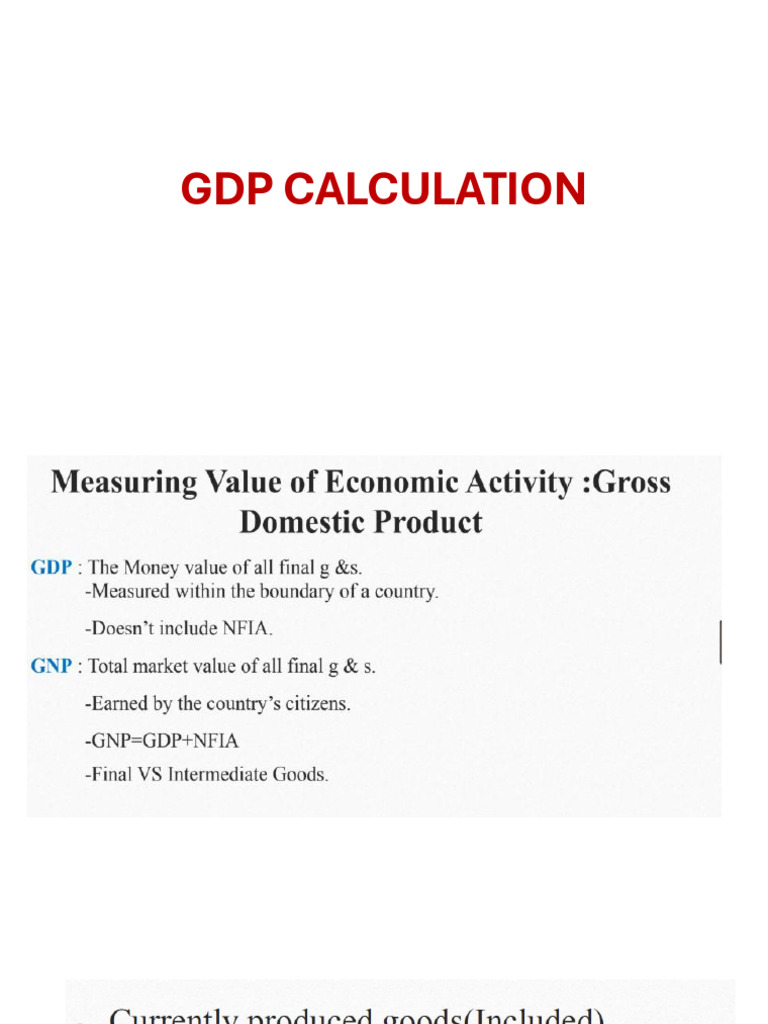 GDP | PDF