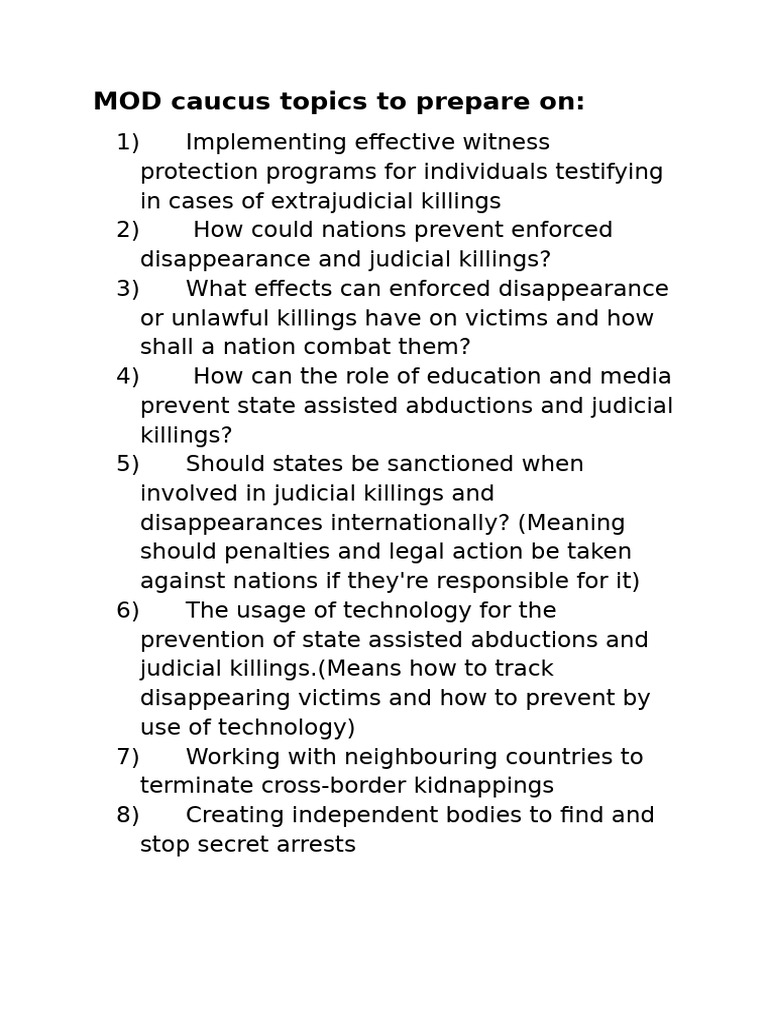 WISMUN 2025 | PDF