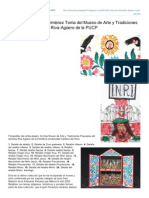 Colección Florentino Jimenez Toma Del Museo de Arte y Tradiciones Populares Del Instituto RivaAguero