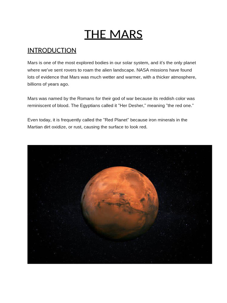 THE MARS | PDF