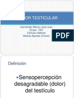 Dolor Testicular