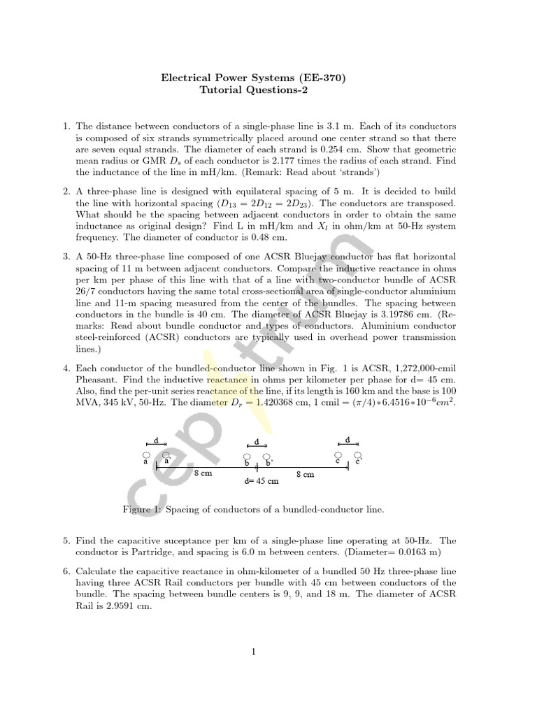 Tutorial 2 | PDF | Electric Power | Electrical Engineering