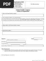 Wyoming LLC Articles of Organization