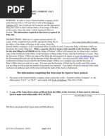 Alabama LLC Certificate of Formation