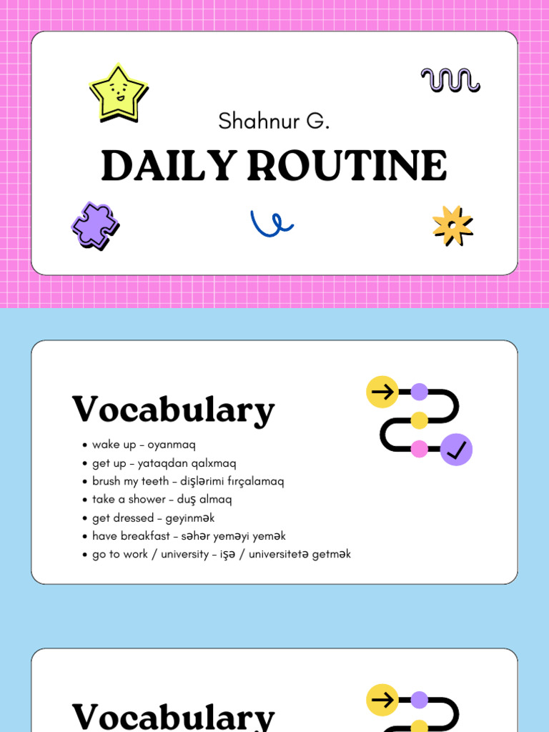 Daily Routine B1 Eacademy | PDF