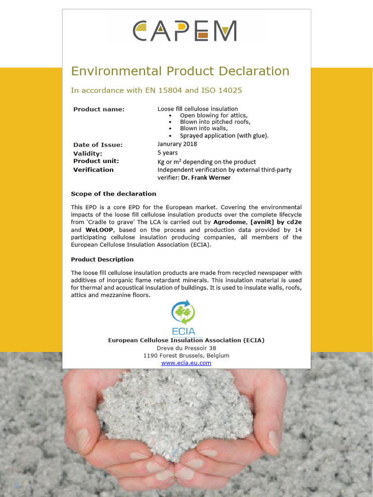 Enviromental Product Declaration | PDF