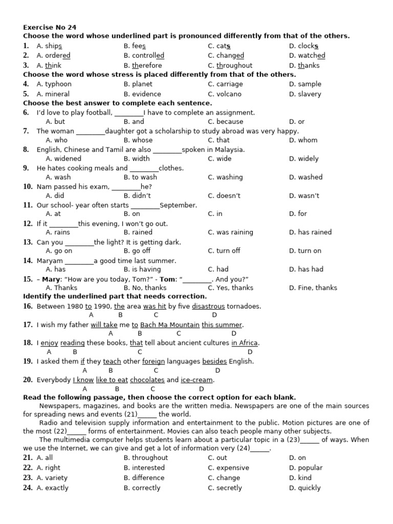 Exercise No 24 (HM) | PDF