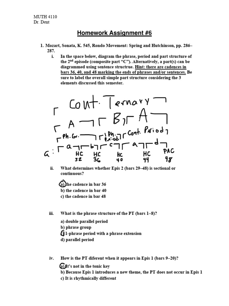 Homework #6 & Diagram | PDF