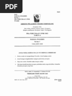 Soalan BM Bahasa Melayu Pemahaman Tahun 4