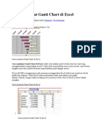 Cara Membuat Gantt Chart Di Excel