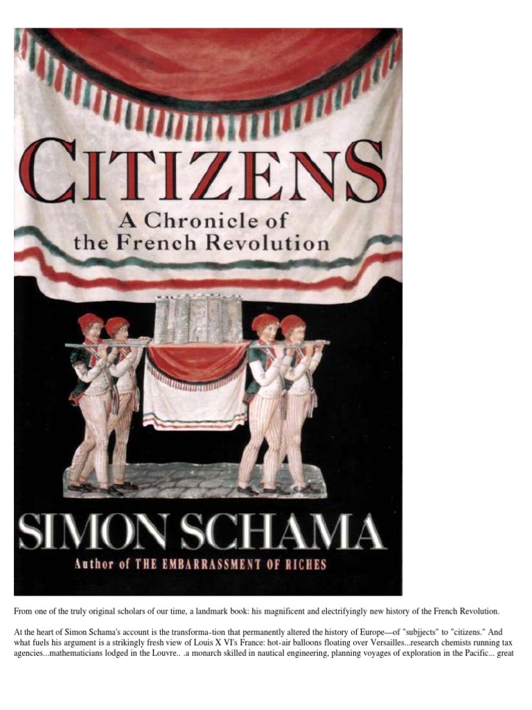 Simon Schama Citizens A Chronicle of The French Revolution Porn Photo Hd