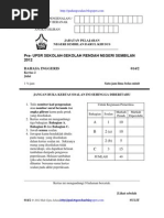 English Trial Paper 2 Negeri Sembilan 2012