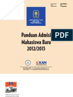 Buku Panduan Admisi UII 2012.2013