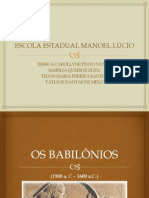 OS BABILÔNIOS 1º C