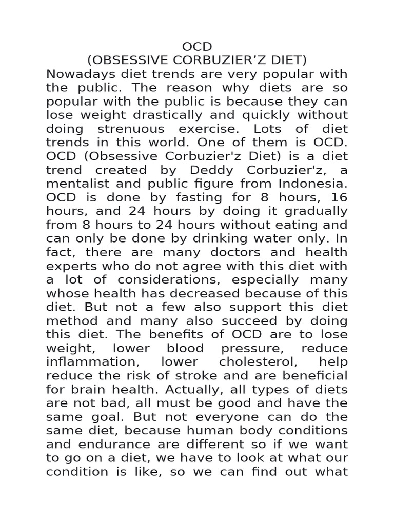 Ocd | PDF