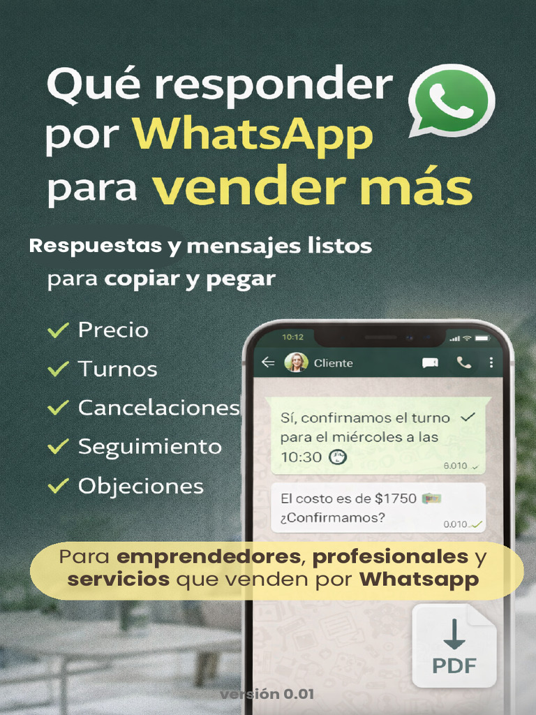 Kit Whatsapp Turnos - V2026 | PDF