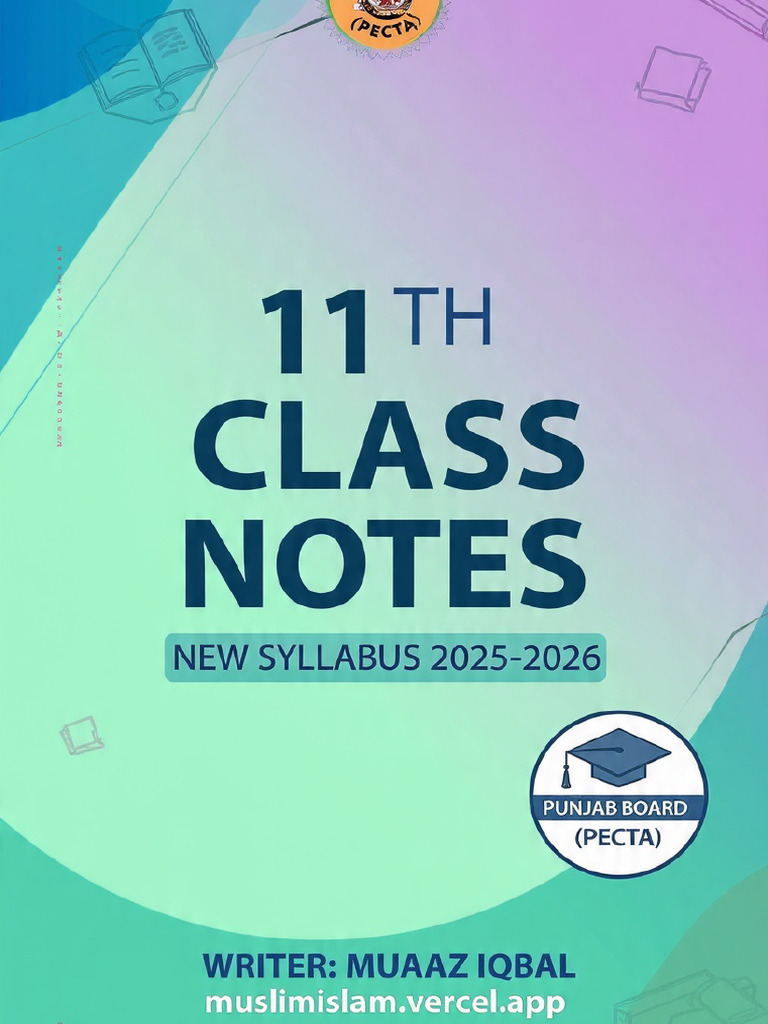 11th Class English Notes | PDF