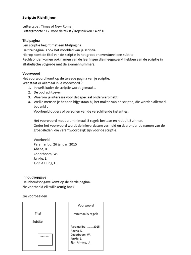 Scriptie Richtlijnen 260106 170810 (2) | PDF