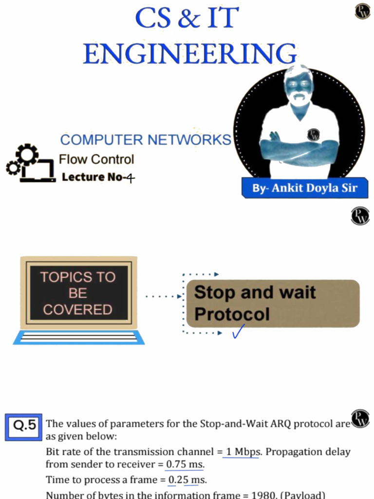 Stop and Wait Protocols Part-3 (Ankit Sir) Final_printable | PDF