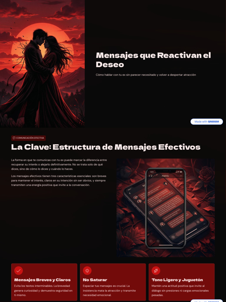 Mensajes Que Reactivan El Deseo | PDF