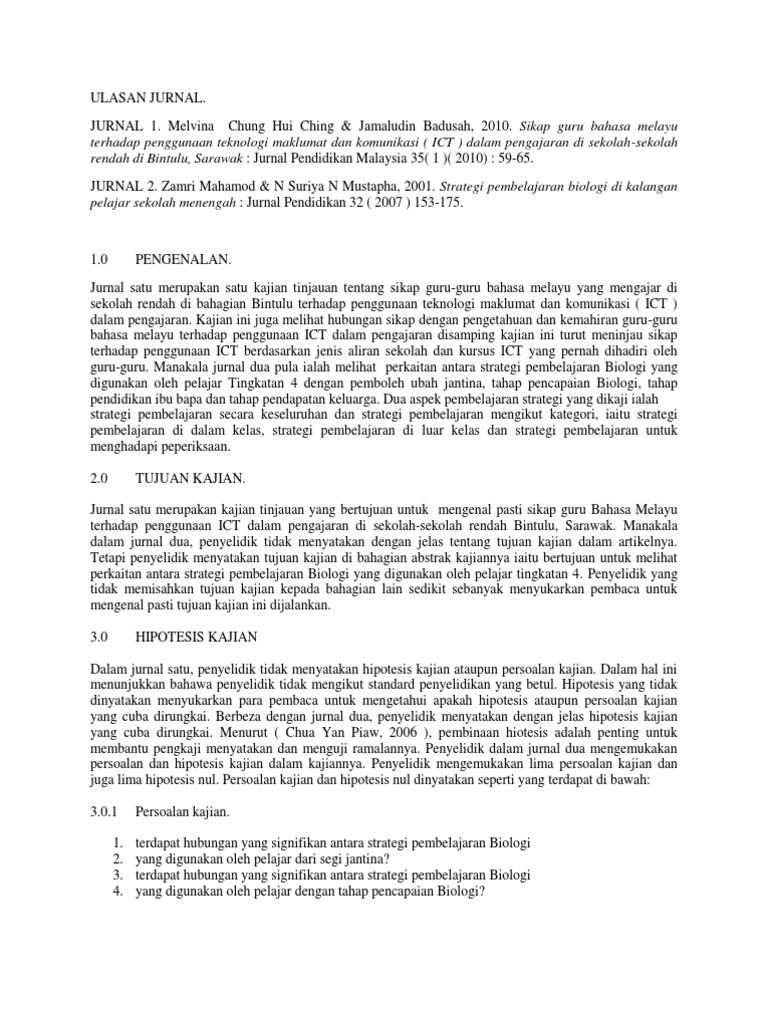 Ulasan Jurnal Pdf