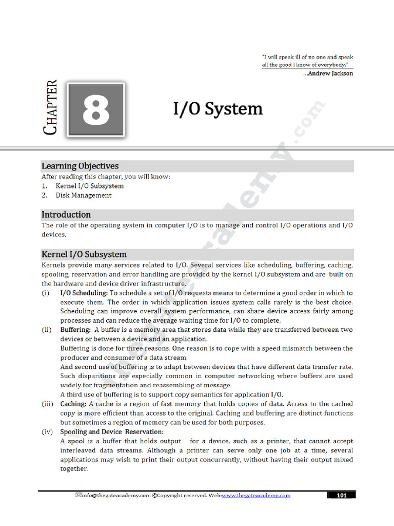 File System and Io Management | PDF
