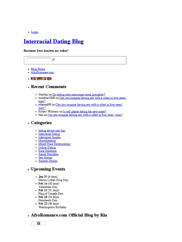 Do Dating Sites Encourage Racial Prejudice | PDF | Online Dating ...