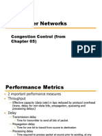 CS 408 Computer Networks: Congestion Control (From Chapter 05)