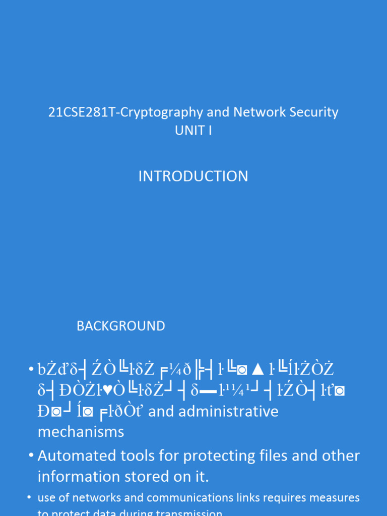 UNit 1 -ppt | PDF