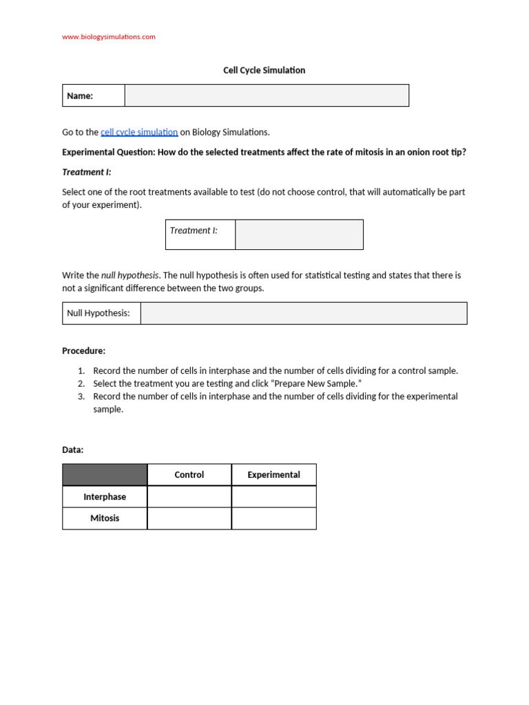 Cell Cycle Chi Square Analysis | PDF